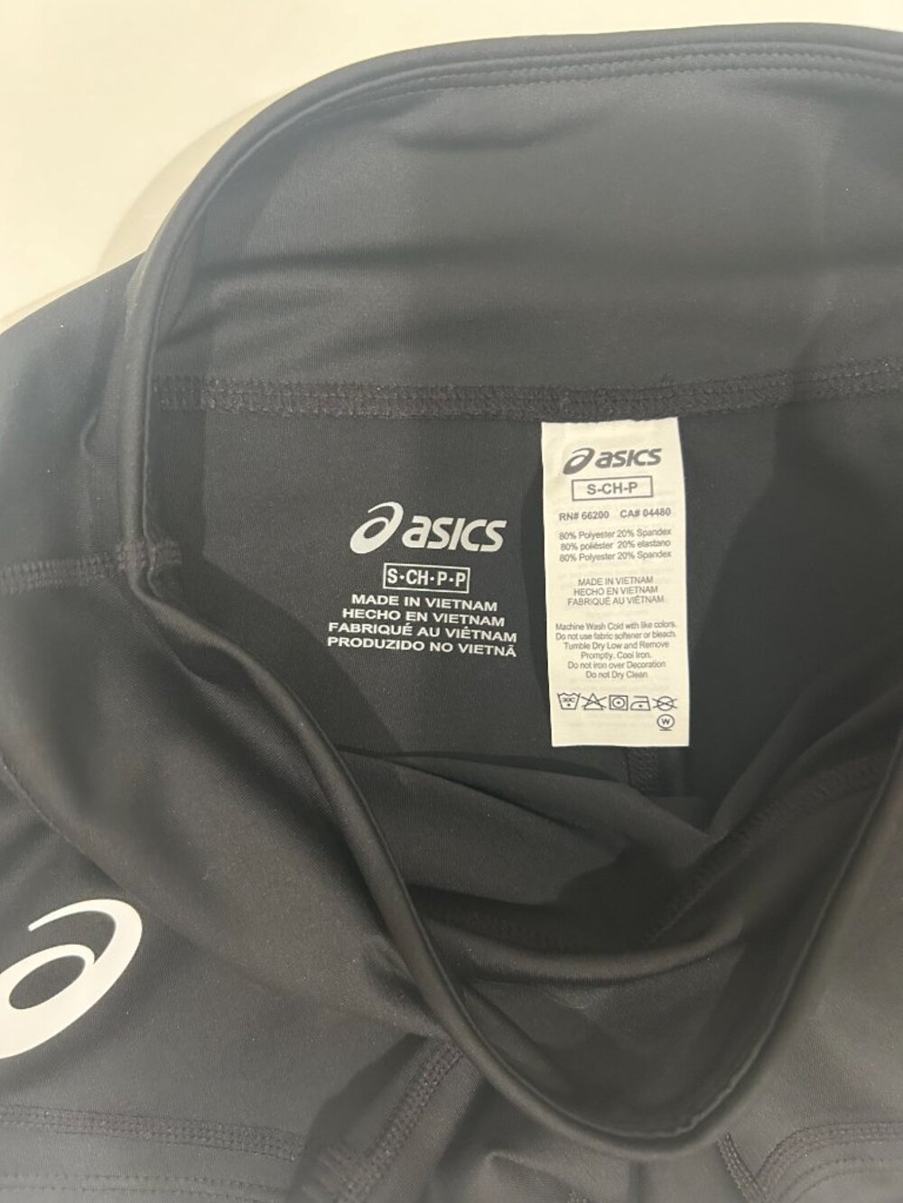 NWT Asics Black Shorts - Picture 2 of 2
